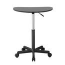 Artiss Laptop Desk Portable Height Adjustable Table Caster Wheels 60CM Black