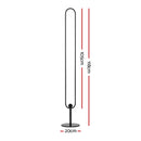 Artiss RGB LED Floor Lamp Colour Light Stand Corner Mordern Living Room 118CM