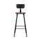 Artiss 4x Vintage Industrial Bar Stool Retro Barstools Dining Chairs Kitchen