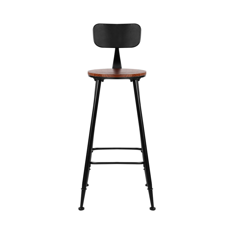 Artiss 4x Vintage Industrial Bar Stool Retro Barstools Dining Chairs Kitchen