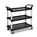 Emajin Service Cart Trolley Restaurant Kitchen Serving Catering Large Shelf