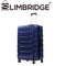 Suitcase Luggage Set 3 Piece Sets Travel Organizer Hard Cover Packing Lock Navy