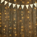 EMITTO LED Curtain Fairy Lights Wedding Indoor Outdoor Xmas Garden Party Decor