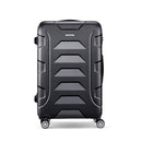 Wanderlite 28 Luggage Sets Suitcase Trolley Travel Hard Case Lightweight Black"