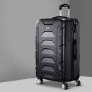 Wanderlite 28 Luggage Sets Suitcase Trolley Travel Hard Case Lightweight Black"