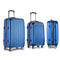 Wanderlite 3pc Luggage Sets Suitcases Set Travel Hard Case Lightweight Blue