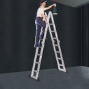 Multi Purpose Ladder 4.7M Aluminium Folding Platform Household Office Extension
