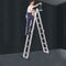 Multi Purpose Ladder 4.7M Aluminium Folding Platform Household Office Extension