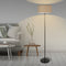 Modern LED Floor Lamp Stand Reading Light Decoration Indoor Classic Linen Fabric