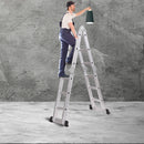 Multi Purpose Ladder 3.6M Aluminium Folding Platform Household Office Extension
