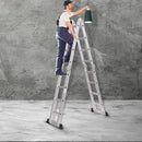 Multi Purpose Ladder 4.7M Aluminium Folding Platform Household Office Extension