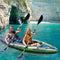 Intex Kayak Boat Inflatable K2 Sports Challenger 2 Seat Floating Oars River Lake