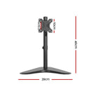 Artiss Monitor Arm Stand Single Black