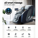 Livemor Electric Massage Chair 4D 2 Roller Recliner Zero Gravity Home Massager