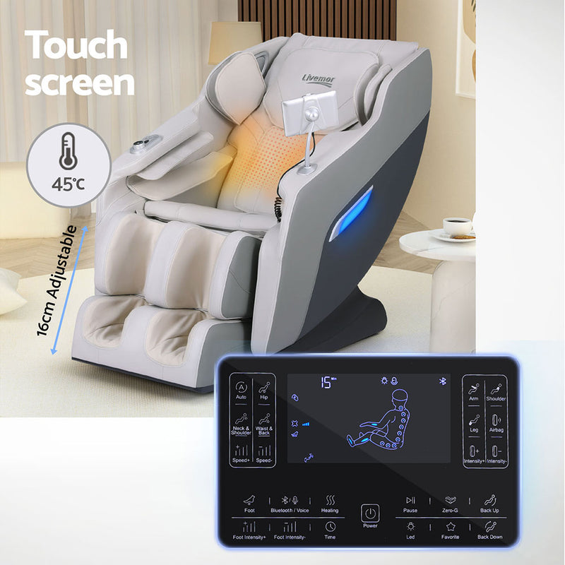 Livemor Massage Chair Electric Recliner Home Massager Brisa