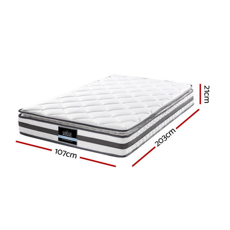 Giselle Bedding Normay Bonnell Spring Mattress 21cm Thick – King Single