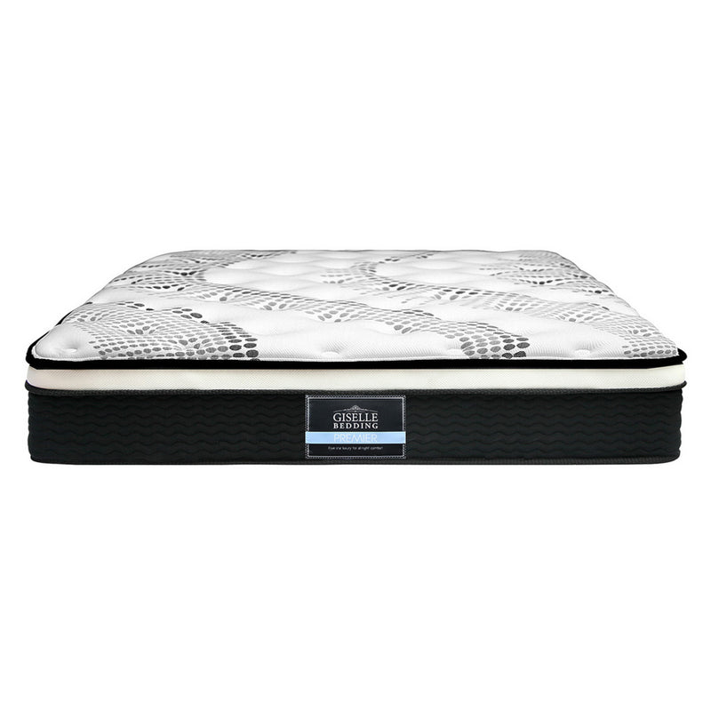 Giselle Bedding Como Euro Top Pocket Spring Mattress 32cm Thick – Double