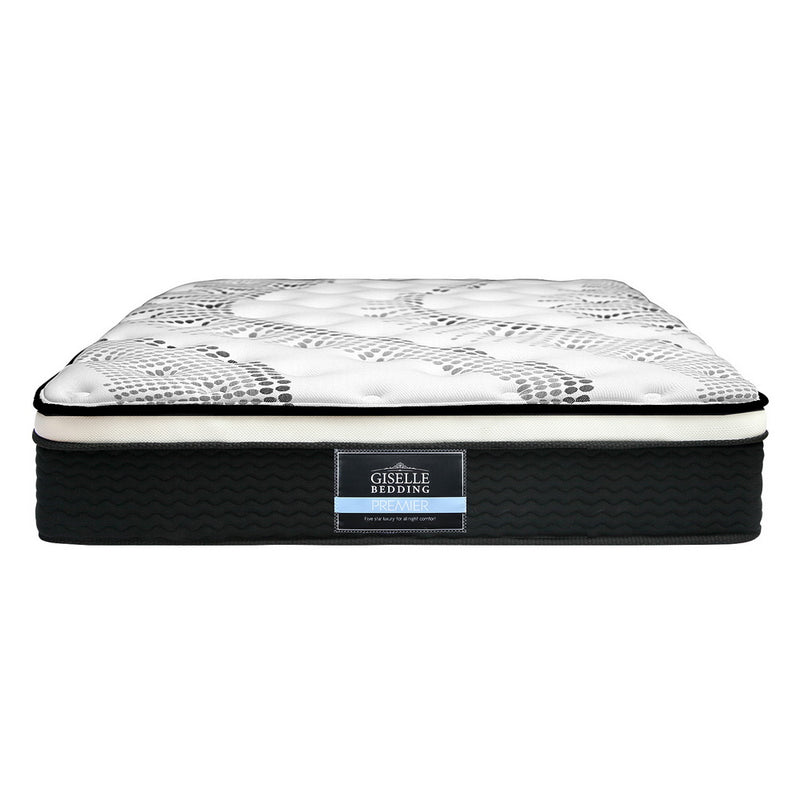 Giselle Bedding Como Euro Top Pocket Spring Mattress 32cm Thick – Single