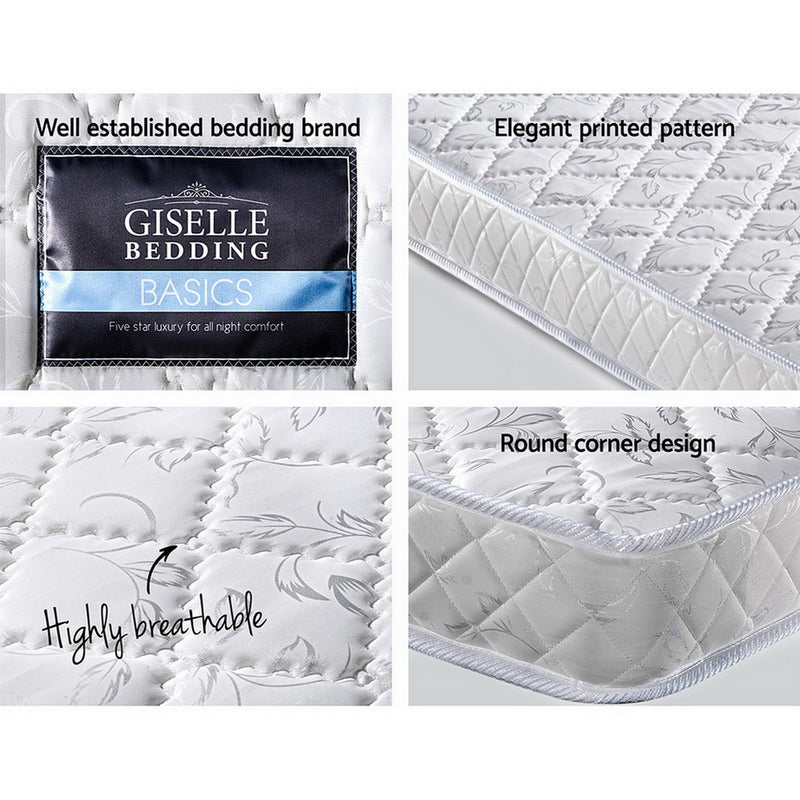 Giselle Bedding Ingrid Pocket Spring Mattress 13cm Thick – Single