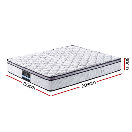 Giselle Bedding Marbella Euro Top Cool Gel Pocket Spring Mattress 30cm Thick – Queen