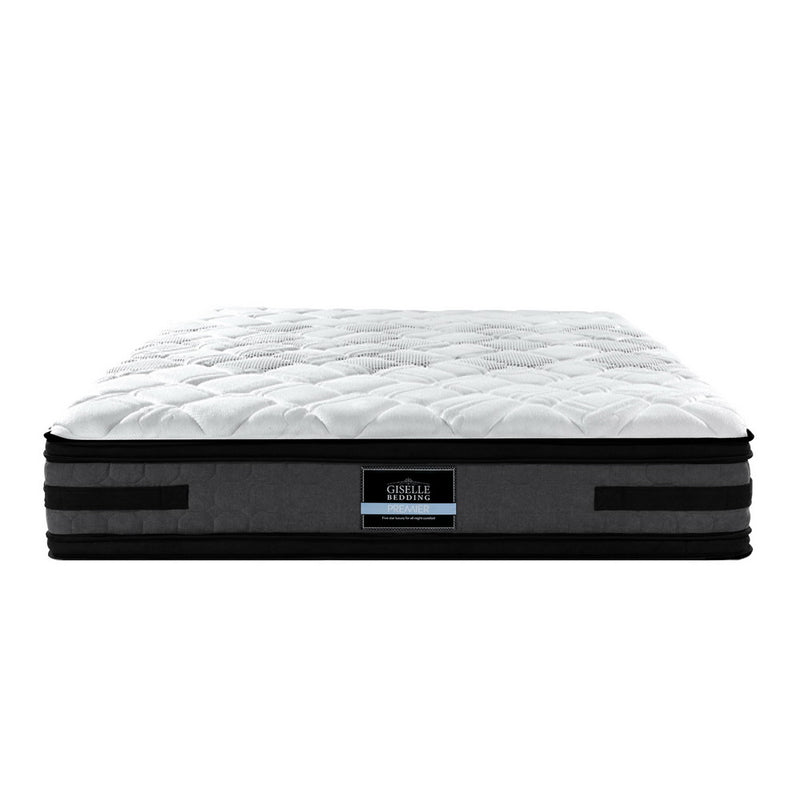 Giselle Bedding Luna Euro Top Cool Gel Pocket Spring Mattress 36cm Thick – King