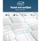 Giselle Bedding Luna Euro Top Cool Gel Pocket Spring Mattress 36cm Thick – King