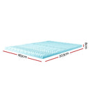 Giselle Bedding 11-zone Memory Foam Mattress Topper 8cm - King