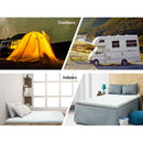 Giselle Bedding Cool Gel Memory Foam Mattress Topper Bamboo Cover 5CM Double