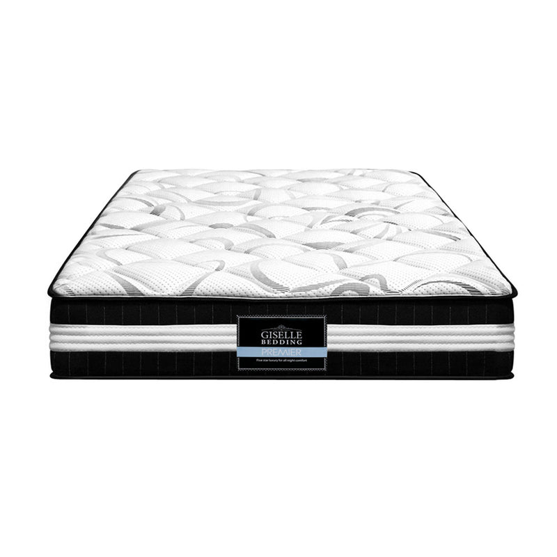 Giselle Bedding Mykonos Euro Top Pocket Spring Mattress 30cm Thick – Single