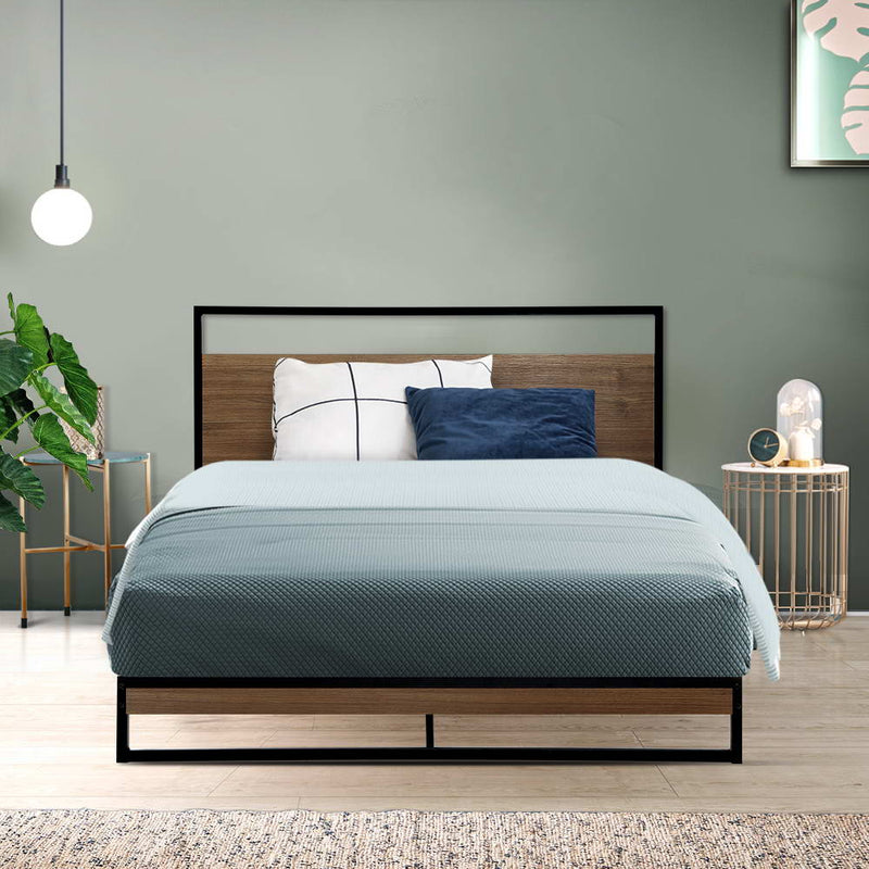 Artiss Metal Bed Frame King Single Size Mattress Base Platform Foundation Dane