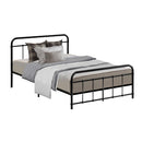 Artiss LEO Metal Bed Frame KS King Single - Black