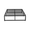 Artiss Bed Frame Metal Platform Double Size Bed Base Mattress Black TINO