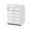 Artiss Chest of Drawers Mirrored Tallboy 5 Drawers Dresser Table Storage Cabinet