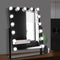 Embellir Makeup Mirror With Light 15 LED Lighted Standing Hollywood Vanity Black
