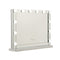 Embellir Hollywood Makeup Mirror With Light 12 LED Bulbs Vanity Lighted Silver 58cm x 46cm