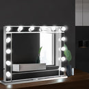 Embellir Make Up Mirror with LED Lights - Silver