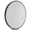 Embellir 90CM Wall Mirror Bathroom Makeup Mirror Round Frameless Polished