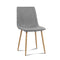 Artiss 4X Collins Dining Chairs - Light Grey
