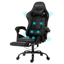 Artiss Gaming Office Chair Racing Massage Computer Seat Footrest Leather