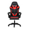 Artiss 6 Point Massage Gaming Office Chair 7 LED Footrest Red