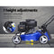 Lawn Mower 139cc 17 Petrol Powered Push Lawnmower 4 Stroke Steel Deck"