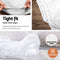 Giselle Bedding King Size Terry Cotton Mattress Protector