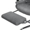 Artiss Executive Office Chair Fabric Footrest Grey