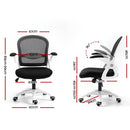 Artiss Office Chair Mesh Computer Desk Chairs Work Study Gaming Mid Back Black