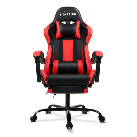 Gaming Office Chair Computer Seating Racer Black and Red