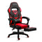Artiss Office Chair Computer Desk Gaming Chair Study Home Work Recliner Black Red