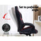 Artiss Gaming Office Chair Computer Chairs Leather Seat Racer Racing Meeting Chair Black Red