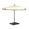 3M Patio Outdoor Umbrella Cantilever Beige With Base Stand