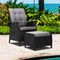 Gardeon Recliner Chair Sun lounge Setting Outdoor Furniture Patio Wicker Sofa