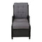 Gardeon Recliner Chairs Sun lounge Outdoor Setting Patio Furniture Wicker Sofa 2pcs